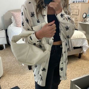 Bottega Veneta intrecciato print mini bag